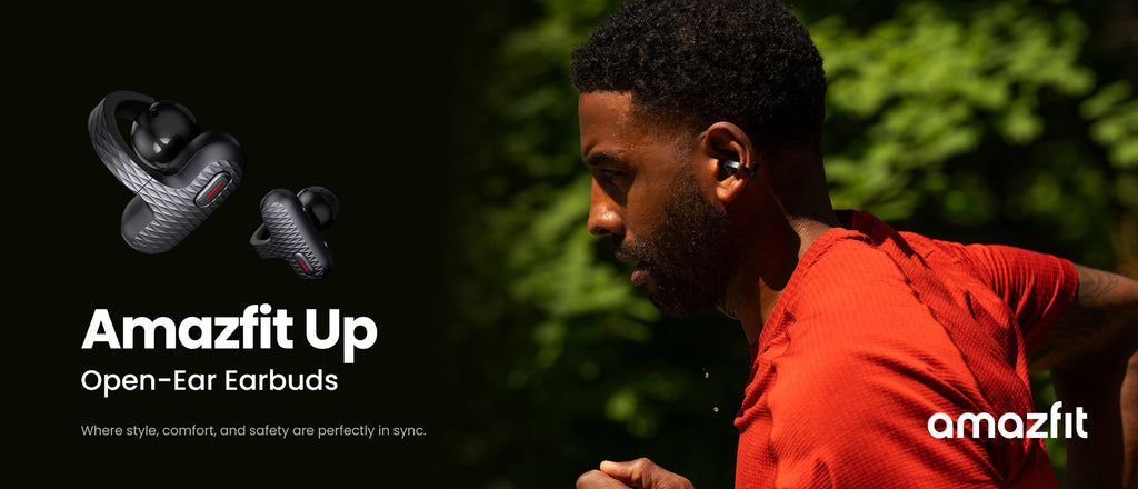 Amazfit Introduces Amazfit Up Open-Ear Earbuds: Designed for Comfort, Safety, and Active Living